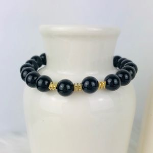 GEMSTONE | Onyx Beaded Bracelet